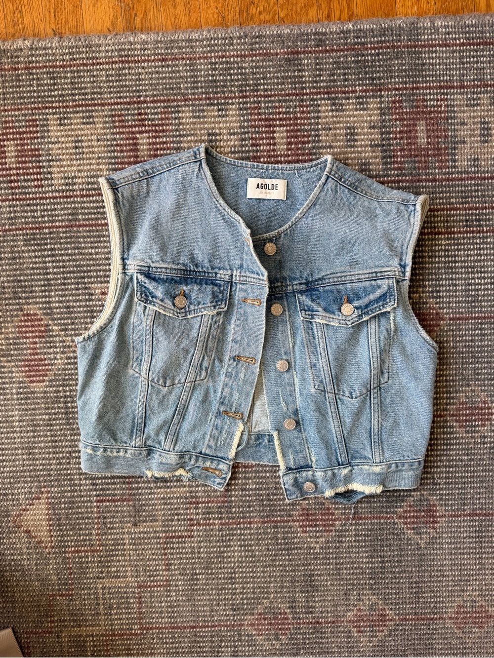 Agolde Leo jean vest